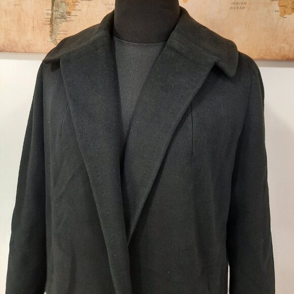Vtg 50s wool winter overcoat - Union Made - Picture 8 of 15